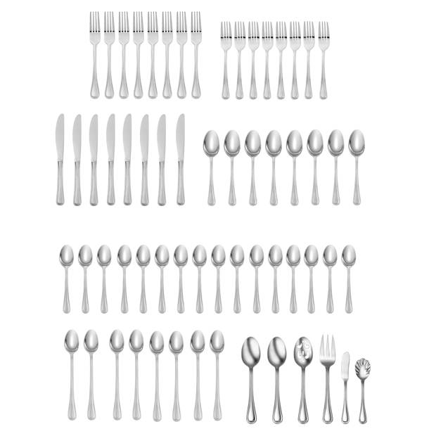 Oneida Avery 90 Piece Flatware Set, Service for 12 & Reviews Wayfair